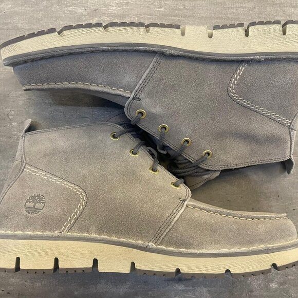 TIMBERLAND MEN'S WESTMORE MID LACE CHUKKA BOOT AF GREY A5YF3 ALL SIZES - Picture 5 of 9